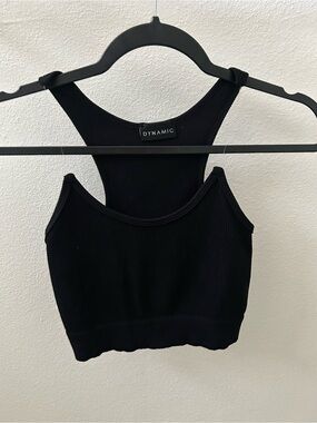 NWOT Dynamic Black Crop Tank